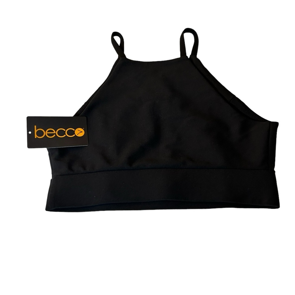 Becca Black Zip Up Sports Bra🆕 - Picture 3 of 4